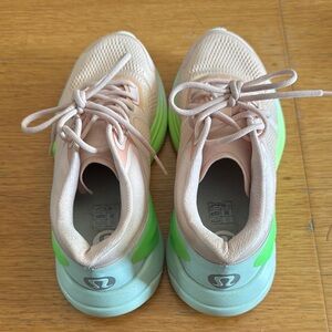 Lululemon Pink and Green Sneakers